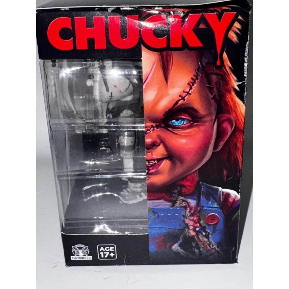 CultureFly Chucky 4.5 Inch Vinyl Figure Horror Collectible Child's Play Slashing